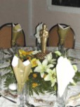 Table decorations, Oscar theme